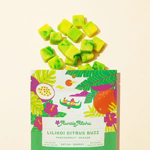 Auntie Aloha - Lilikoi Citrus Buzz Gummies - 100mg