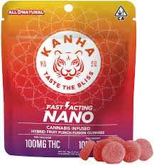 KANHA - NANO - Hybrid Fruit Punch Fusion 100mg Gummies